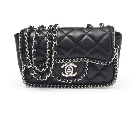 chanel chain trim flap bag|chanel flap bag price.